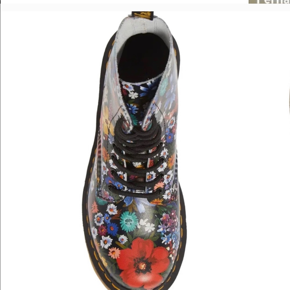 Dr MARTENS 1460 PASCAL FLORAL Lace up Boot Size: 5 - Picture 5 of 6